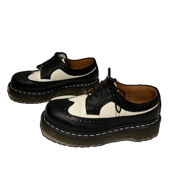Dr. Martens 3989 Bex Smooth Leather Brogue Shoes - Size 7 - Picture 1 of 7